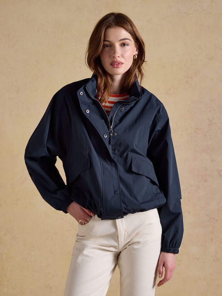 Joules Hove Navy Waterproof Windbreaker Jacket - Image 1 of 11 Joules Hove Navy Waterproof Windbreaker Jacket - Image 1 of 11
