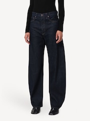 AGOLDE Rinse Blue Luna Pieced High Rise Barrel Taper Jeans - Image 3 of 5