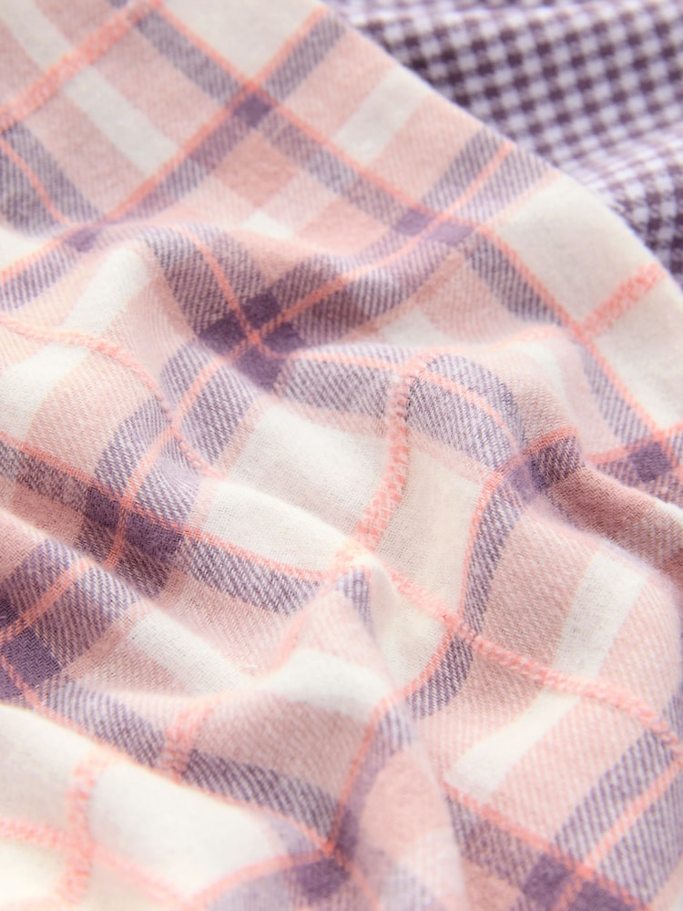 Pink Check Cosy Pyjama Bottoms 2 Pack - Image 5 of 5 Pink Check Cosy Pyjama Bottoms 2 Pack - Image 5 of 5