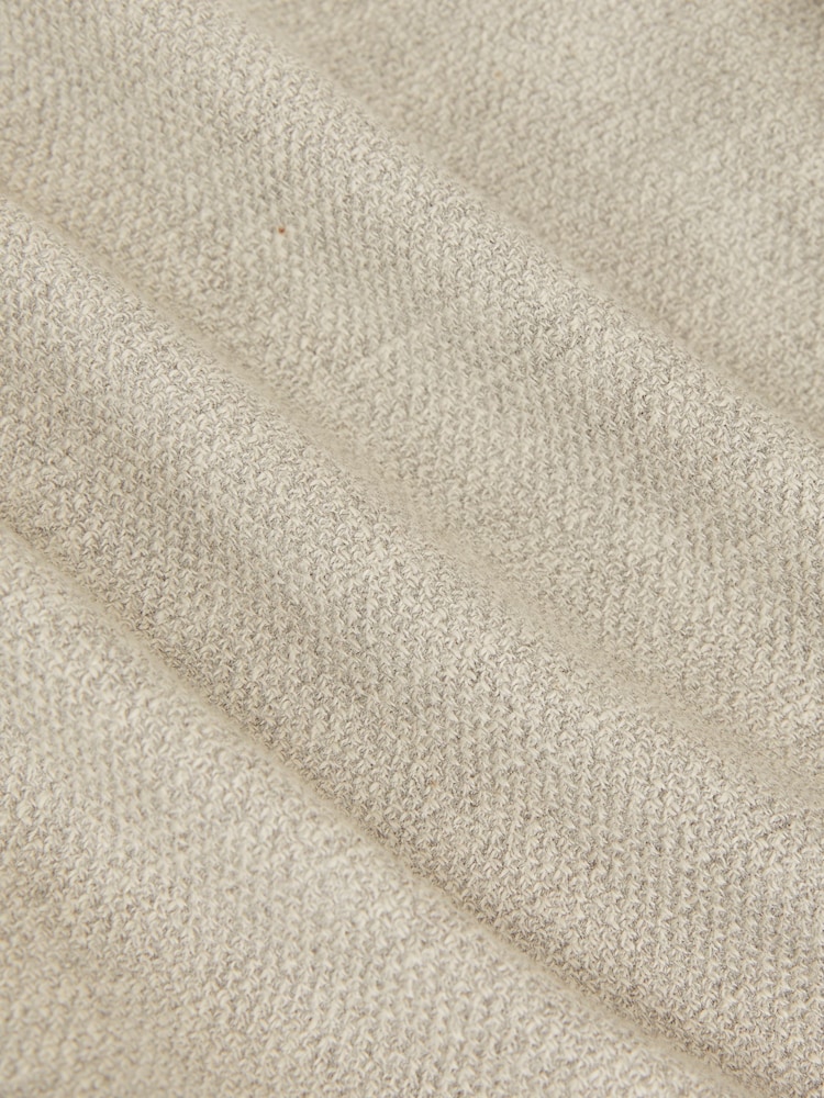 Cinza suave - Blazer Reiss Aphrodite Slim Fit de abotoamento simples com algodão - Imagem 9 de 9