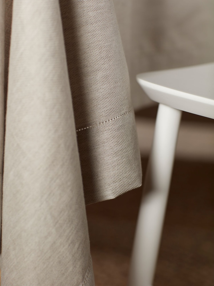Secret Linen Store Natural Twill Table Cloth - Image 2 of 3