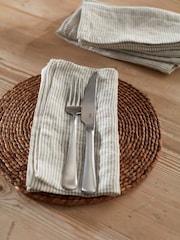 Guardanapos de linhoSecret Linen Store Sid Stripe 100% Linen - Imagem 1 de 3