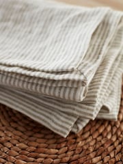 Guardanapos de linhoSecret Linen Store Sid Stripe 100% Linen - Imagem 2 de 3
