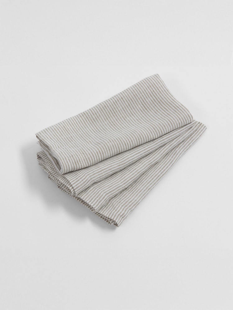 Guardanapos de linhoSecret Linen Store Sid Stripe 100% Linen - Imagem 3 de 3