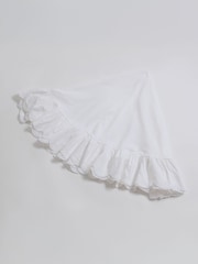 Secret Linen Store White Bonnie Broderie Table Cloth - Image 3 of 3