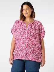 Live Unlimited Floral Button Front Blouse - Bild 1 von 3