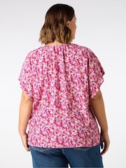 Live Unlimited Floral Button Front Blouse - Bild 2 von 3