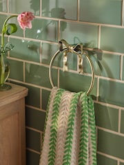 Gold Bow Towel Ring - Image 1 of 4