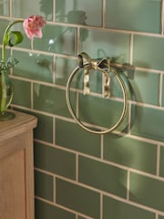 Gold Bow Towel Ring - Image 2 of 4