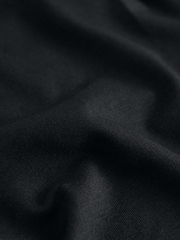 שחור - מכנסי טרנינג בגזרת שרוואל מבד ג'רזי - תמונה 7 מתוך 8