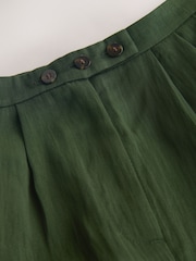 Green Superwide Pleated Trousers - Image 7 of 8
