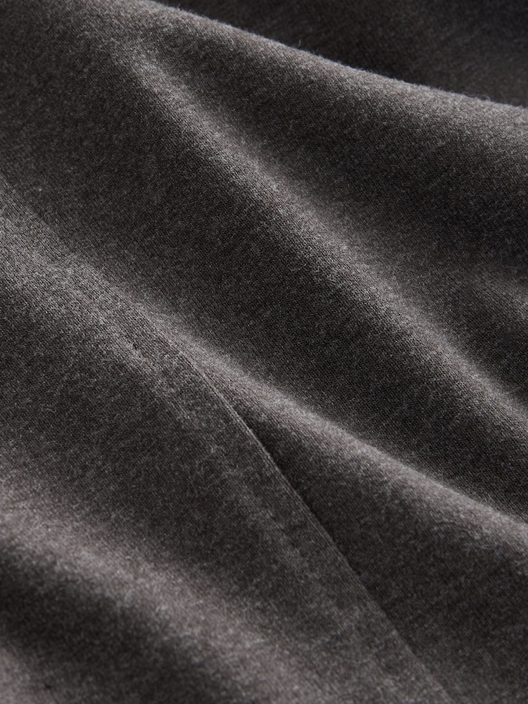 Charcoal Grey Wide Leg Jersey Joggers - Image 8 of 8 Charcoal Grey Wide Leg Jersey Joggers - Image 8 of 8