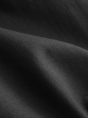 Negro - Pull On Tapered Trousers With Linen - Imagen 8 de 8