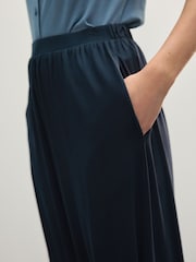 Navy Jersey Harem Joggers - Image 5 of 8