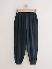 Navy Jersey Harem Joggers - Image 6 of 8