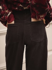 Chocoladebruin - Corduroy broek met wijde pijpen - Afbeelding 4 van 7