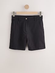 Zwart - Smart Linen Blend Shorts - Afbeelding 5 van 8
