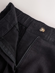 Zwart - Smart Linen Blend Shorts - Afbeelding 7 van 8