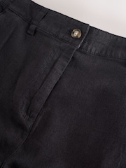 Zwart - Smart Linen Blend Shorts - Afbeelding 8 van 8