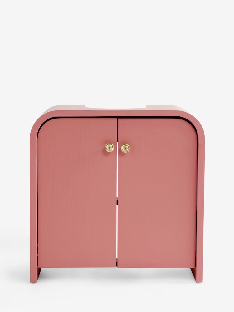 Pink Mia Under Sink Storage Cabinet - Image 1 of 5 Pink Mia Under Sink Storage Cabinet - Image 1 of 5