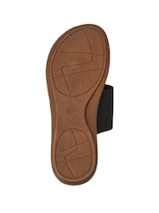 Pavers Black Flexible Toe-Post Sandals - Image 5 of 5