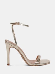 Novo Gold Wide Fit MATILDA Strappy Heeled Sandals - Image 3 of 7