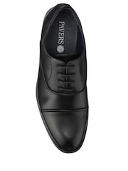 Pavers Black Smart Lace-Up Shoes - Image 4 of 5