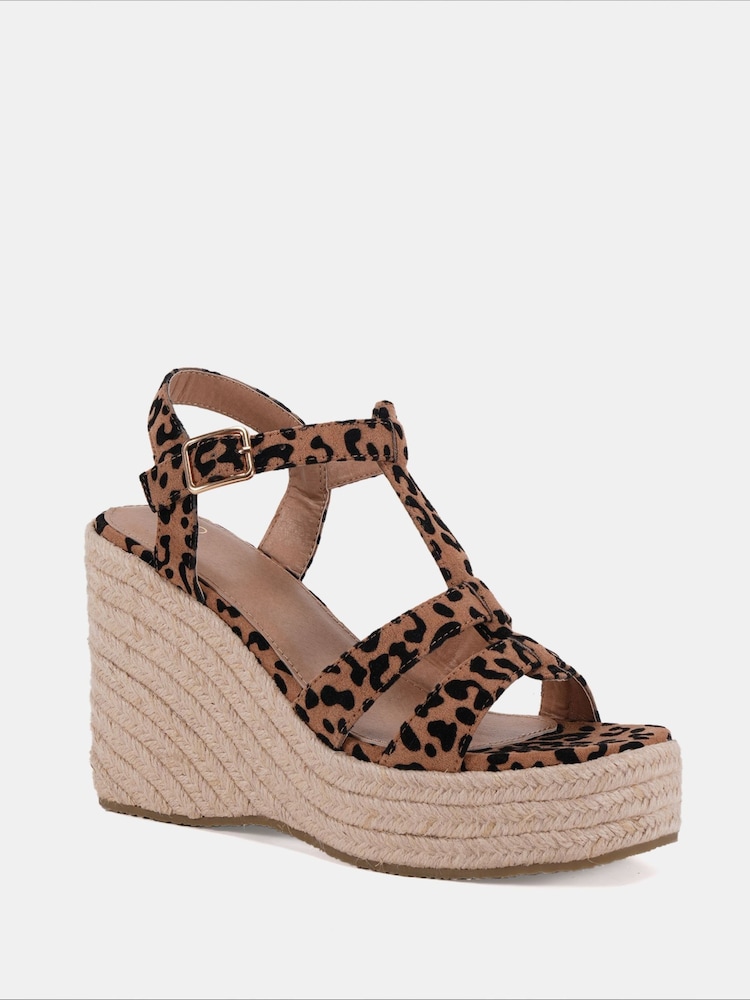 Animal - Novo BEATRIX Tbar Wedge Espadrille Sandals - Bild 2 von 6 Animal - Novo BEATRIX Tbar Wedge Espadrille Sandals - Bild 2 von 6