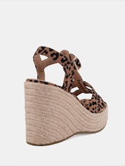 Novo Animal BEATRIX Tbar Wedge Espadrille Sandals - Image 4 of 6