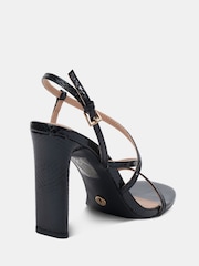 Preto - Novo MONDRIAN Strappy Heeled Sandals - Imagem 5 de 7
