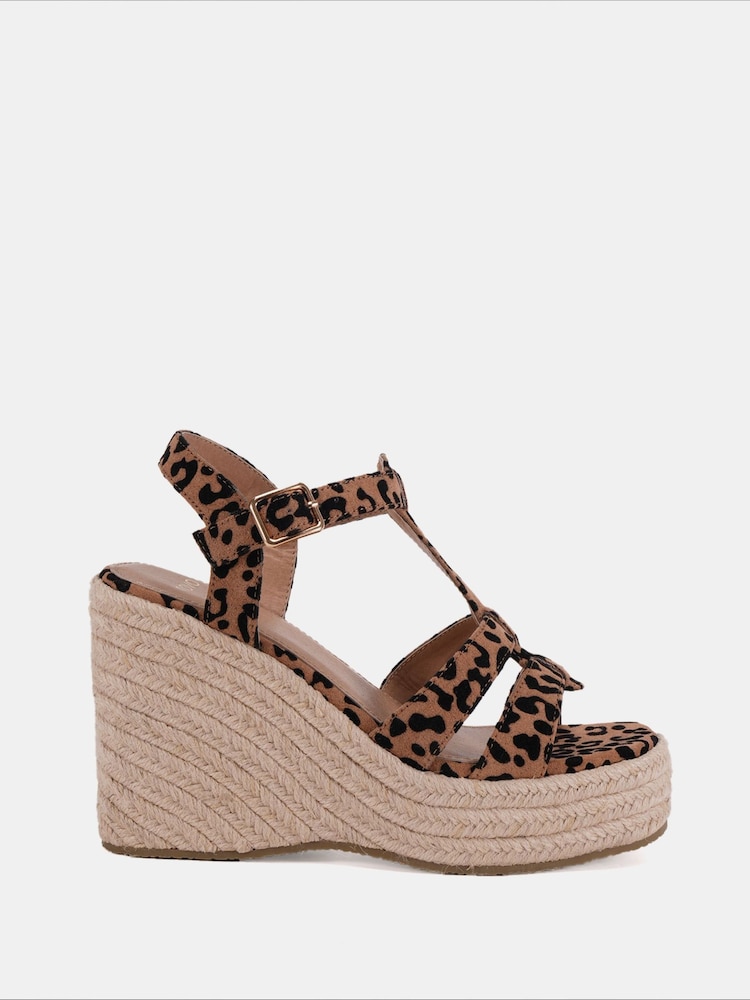 Animal - Novo BEATRIX Tbar Wedge Espadrille Sandals - Bild 2 von 6