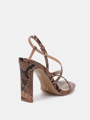Castanho - Novo MONDRIAN Strappy Heeled Sandals - Imagem 5 de 7