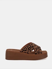 Novo Animal BRUNO Cross Strap Flatform Mule Sandals - Image 2 of 6