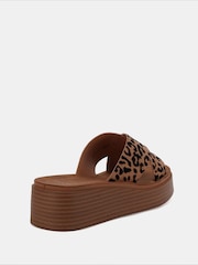 Novo Animal Wide Fit BRUNO Cross Strap Flatform Mule Sandals - Image 4 of 6