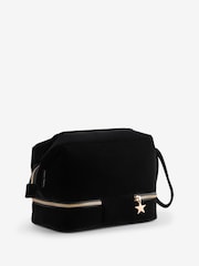 Rockett St George Black Velvet Washbag - Image 2 of 5