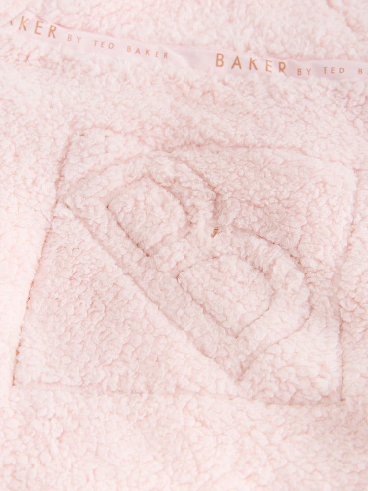 Baker by Ted Baker Zip-Through Hooded Borg Fleece Jacket - Image 14 of 14 Baker by Ted Baker Zip-Through Hooded Borg Fleece Jacket - Image 14 of 14