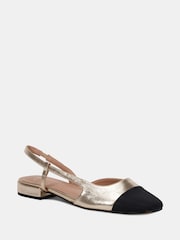 Dourado - Novo CLASSIC Slingback Flat Shoes - Imagem 4 de 6