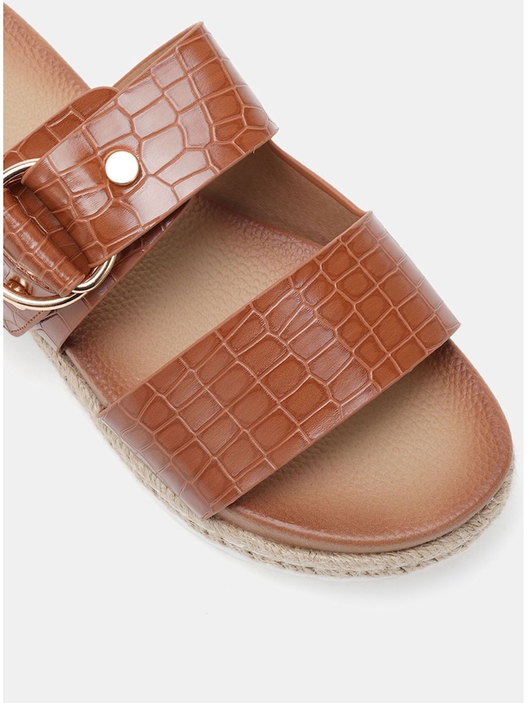 Braun - Novo SEZZADIO Double Strap Buckle Mule Espadrille Sandals - Bild 6 von 6 Braun - Novo SEZZADIO Double Strap Buckle Mule Espadrille Sandals - Bild 6 von 6