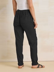 Long Tall Sally Black Lyocell Blend Joggers - Image 3 of 4