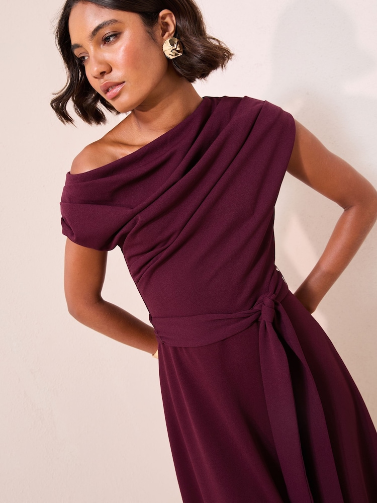 Friends Like These Burgundy Red Dress - Image 2 of 4