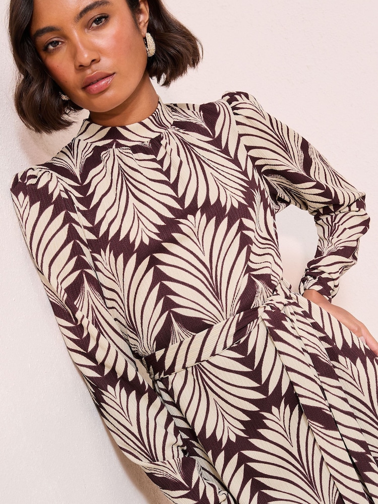 high neck jersey dress ASOS Design - High Neck Drape Ruffle Maxi Dress - Women - Polyamide/Elastane - 8 US