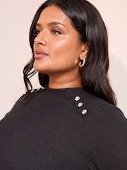 Negro - Friends Like These Long Sleeve Belted Cosy Mini Dress - Imagen 2 de 4