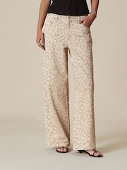 Leopardenmuster, Neutral - Jeans - Bild 4 von 8