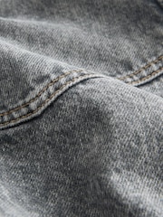 Grey Denim Cargo Pocket Shorts - Image 6 of 8