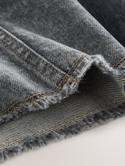 Grey Denim Cargo Pocket Shorts - Image 8 of 8