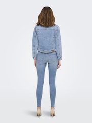 ONLY Blue Mid Rise Skinny Jeans - Image 2 of 6