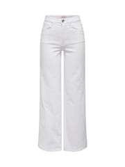 ONLY White High Waist Wide Leg Jeans - Image 6 of 7
