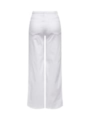 ONLY White High Waist Wide Leg Jeans - Image 7 of 7