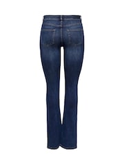 ONLY Blue Mid Waist Flared Jeans - Image 7 of 7