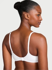 Victoria's Secret White Strap Full Cup Push Up Logo Bra - Image 2 of 3